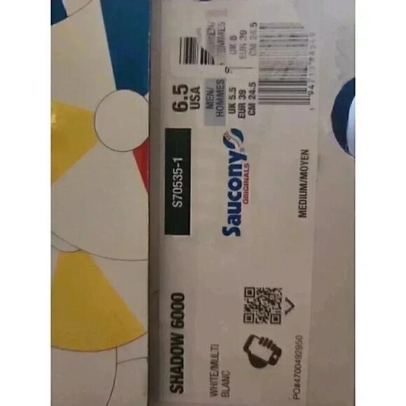 New saucony shadow 6000 Endless Summer Sz 6.5 S70535-1 Rare New NIB - Picture 7 of 7